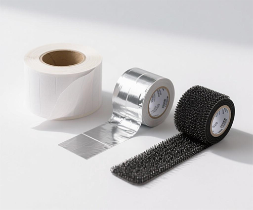Industrial tape manufacturing process using hot melt adhesive technology
